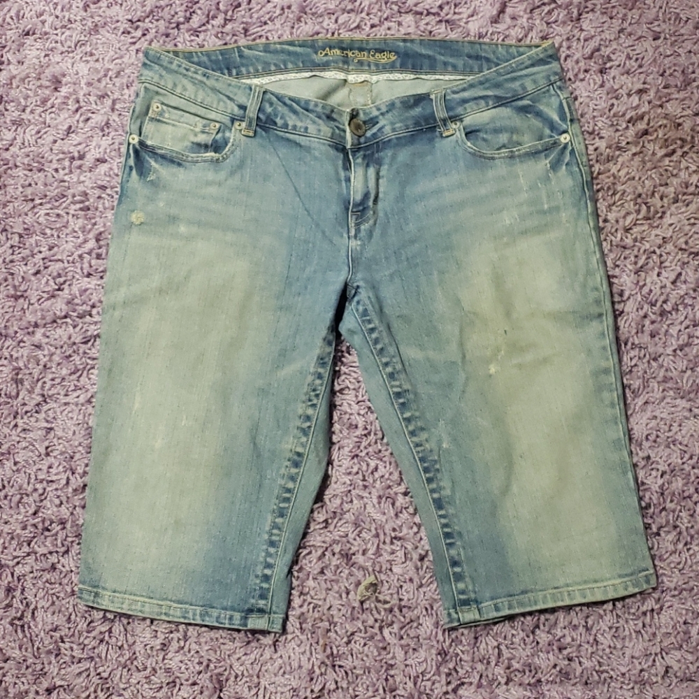 PLus Size Jean Shorts